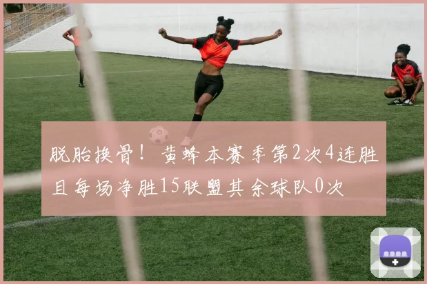 脱胎换骨！黄蜂本赛季第2次4连胜且每场净胜15联盟其余球队0次