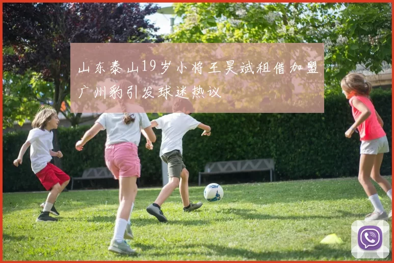 山东泰山19岁小将王昊斌租借加盟广州豹引发球迷热议